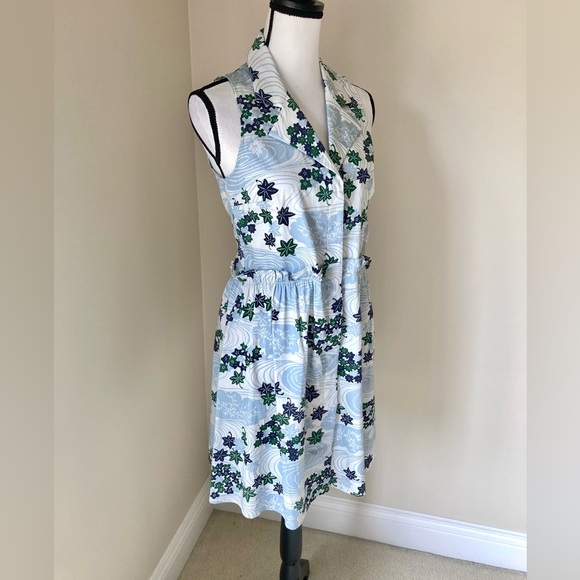 Tuckernuck Provence Breeze Sleeveless Royal Shirt Dress Size S - Picture 6 of 10